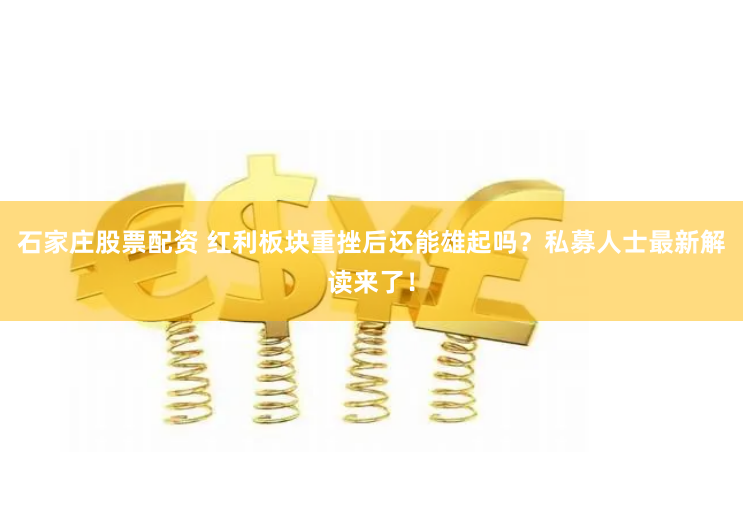 石家庄股票配资 红利板块重挫后还能雄起吗？私募人士最新解读来了！